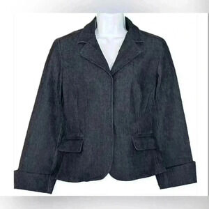Josephine Chaus Denim Stretch Blazer (49)